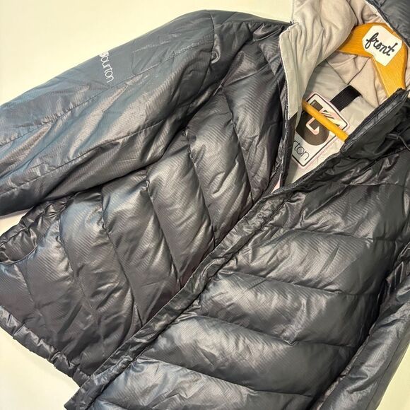 Burton Puffer Jacket Quilted Design Hood Women's M great preworn condition - Picture 5 of 12